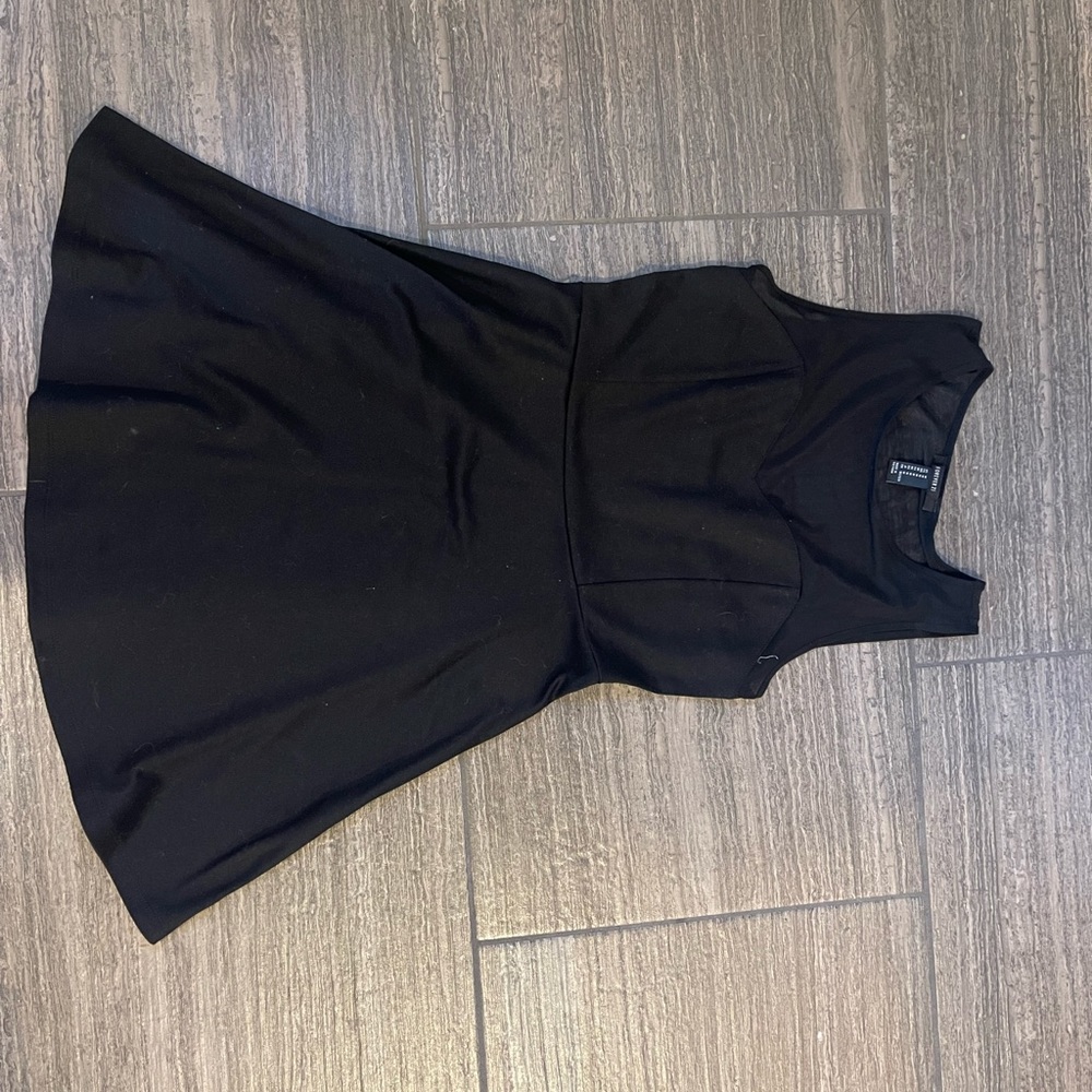 Black mini dress